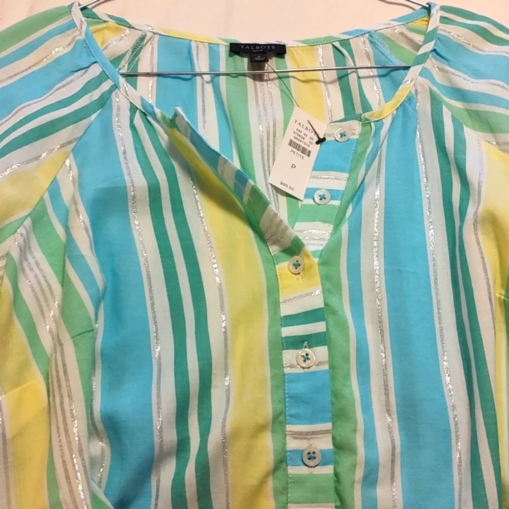 Sunny Stripe Popover NWT - Picture 4 of 7